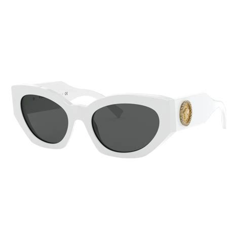 versace white circle glasses